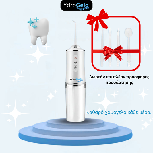 YdroGelo™｜νερό Οδοντικό νήμα – Φρέσκια αναπνοή και λαμπερά καθαρά, υγιή δόντια